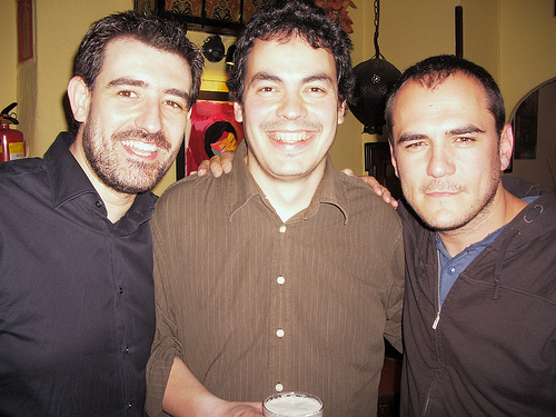 Junto a Ismael Serrano