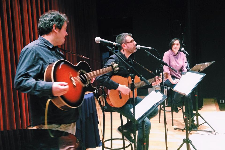 Prueba de sonido de Versos de otro tiempo junto a Pepa Merlo